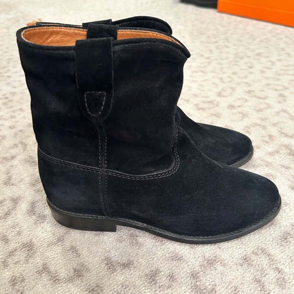 Isabel Marant Crisi Ankle Boot / size 35 / black suede - Picture 6 of 7